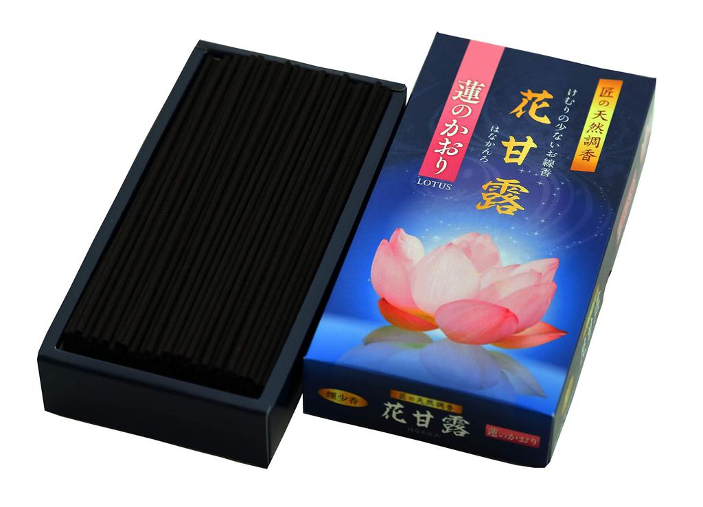With Lotus Flower Baikundou Incense Chrysanthemum and Lotus a Classic Buddhist Ceremony Set Made In Awaji Baikundou Gift Gifts for the Repose of the