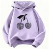 Girls' Stylish Cherry Children's Hoodie Sweatshirt Cute Harajuku Hoody for Boys Girls Autumn Spring Casual Hoodies