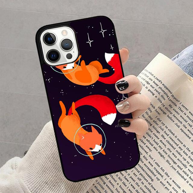 Autumu Fox clever vignette Phone Case Cover for iPhone 16 15 12 mini 11 13 14 Pro Max SE 2020 Apple 6S 7 8 Plus Coque
