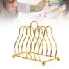 Gold Palette Rack Makeup Palette Organizer Gold Coaster Rack Holder for Nail Polish Foundation Concealer Color Paints Mixing Palette