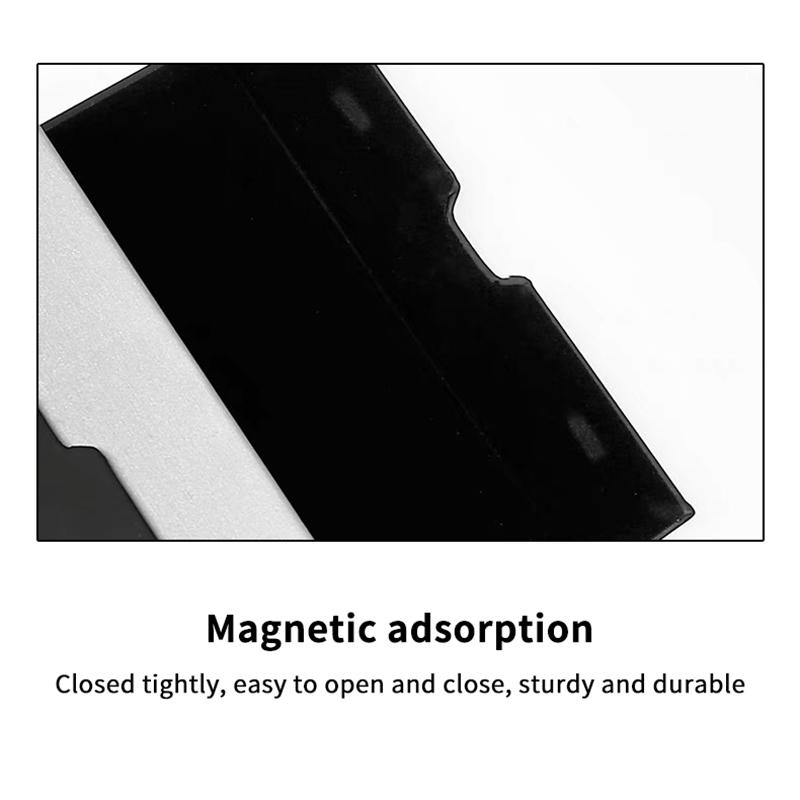 Double Layer 2 Pair Pu Dual- Glasses Case Magnetic Glasses Case Double Eyeglasses Case Eyeglasses Holder