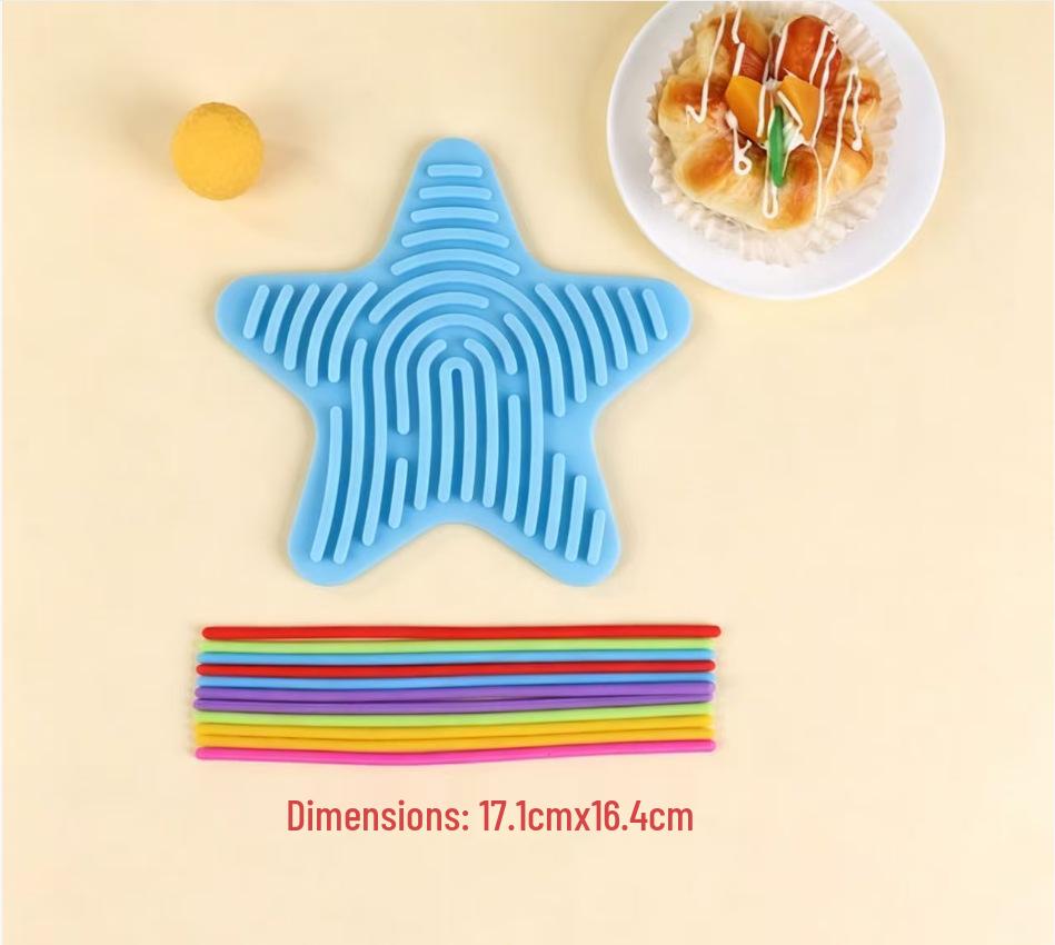 Silicone Sensory Activity Board: ADHD Educational Puzzle Toy