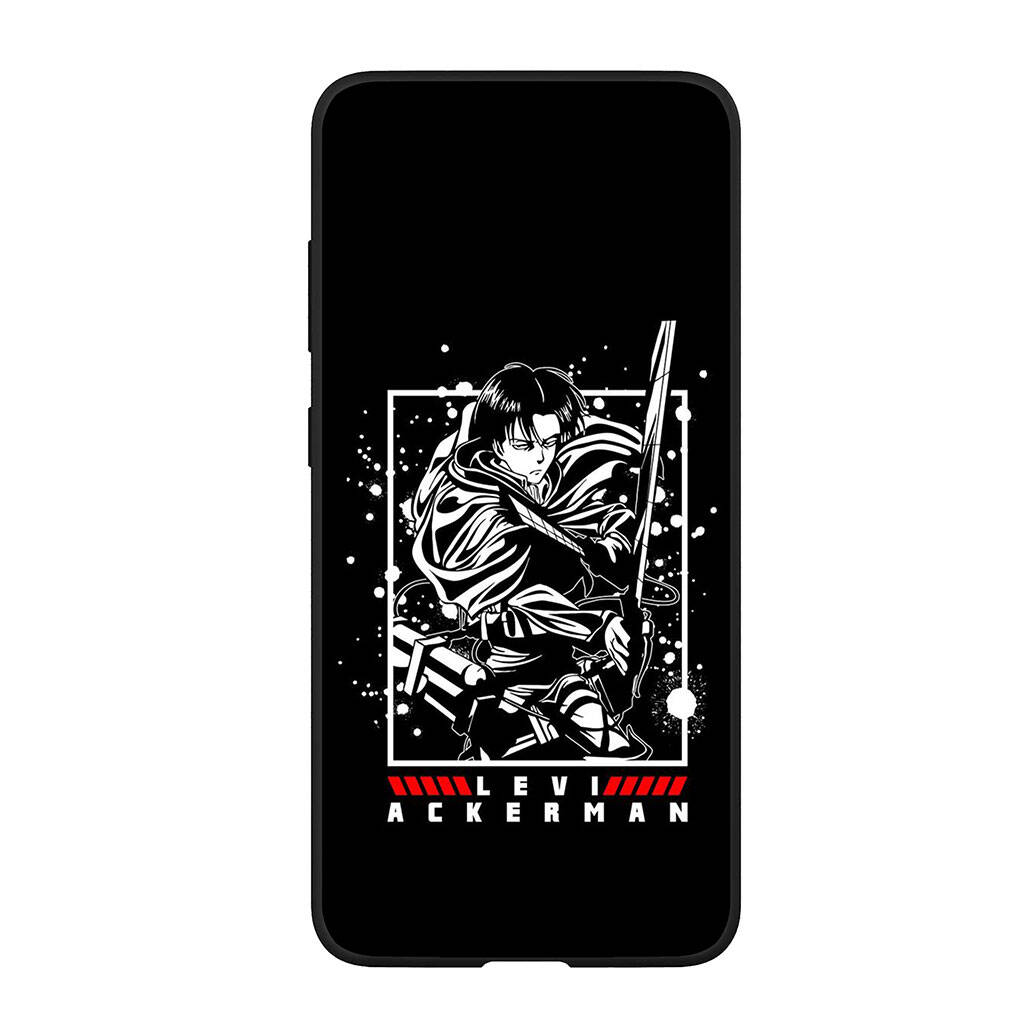 For iPhone 17 16 15 Xiaomi Poco F7 F8 X7 X6 C85 C75 C71 M8 Redmi Note 14 13 12 Pro Max 14C 13C 15C A3 A4 Phone Case Anime Attack On Titan Levi Cover