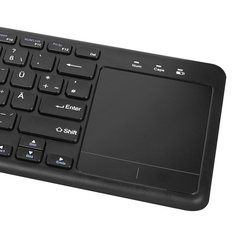 LogiLink 2.4GHz Draadloos Toetsenbord met Touchpad Smart TV Android Box