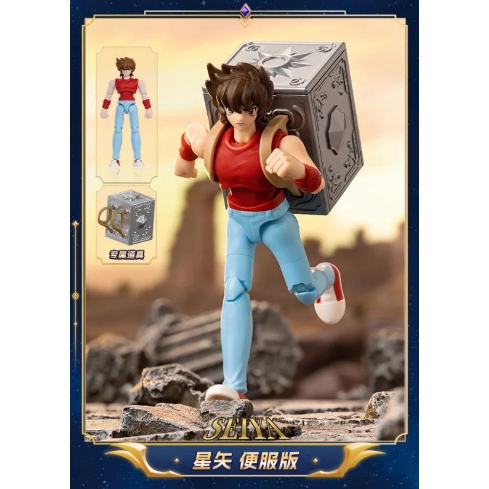 Blokees Saint Seiya Galaxy Version 2 Action Figures Camus Hoyoga Dohko Milo Shiryu Pegasus Nachi Anime Figurines Toys Kids Gifts