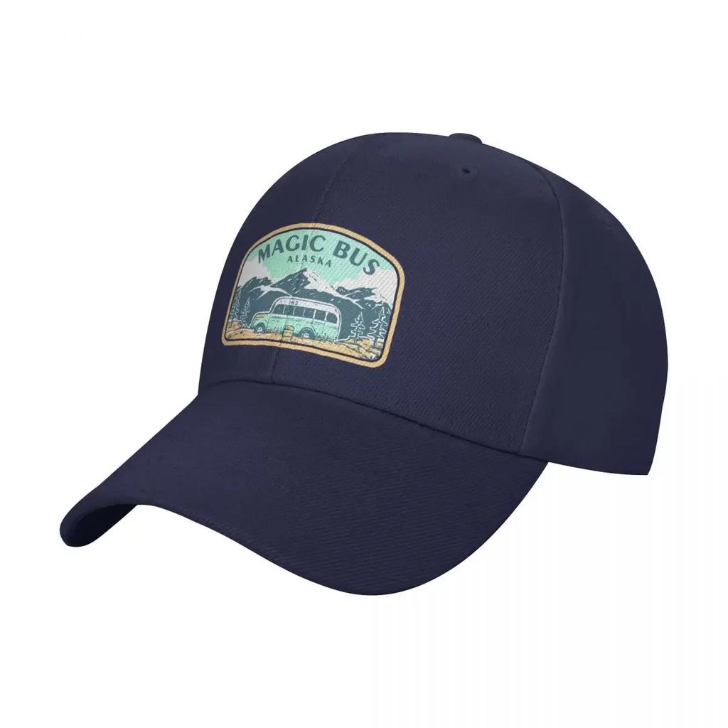 Magic bus alaska Baseball Cap Streetwear black Vintage hats for men Designer Man Womens