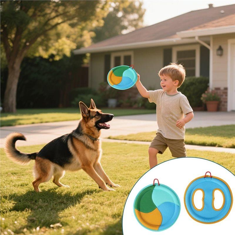 Floating Flying Disc Interactive Dog Set- 2 Pieces For Small, Medium For Aggressive Chewers Pet Game Supplies 2 Styles