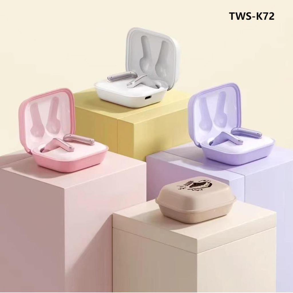 2025 TWS-K72 Bluetooth 5.4 Earbuds: Long Battery Life, Stereo In-Ear Wireless Sound