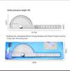 150mm Stainless Steel 180° Hollow Angle Ruler