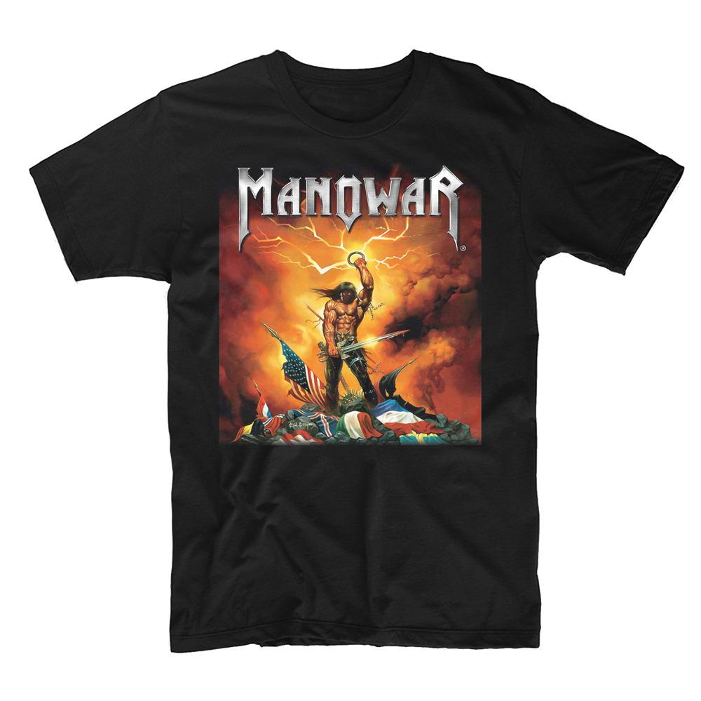 Camiseta Manowar Tee Camiseta Unissex MASCULINA FEMININA