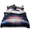Cosmic Interstellar Wind Bed Three-Piece Set Four-Piece Digital Printing Quilt Cover Pillowcase Sheet