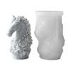 Horse Theme Silicone Candle Making Mold With Intricate Detailing For Unique Handcrafted Home Decoration