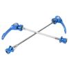 2Pcs Bicycle Wheel Hub Skewers Mountain Bike Road Bike Axle Quick Release Skewer LeverBlue