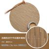 Europese 11cm ronde pvc placemat bamboe patroon huisisolatie westerse eettafelmat hotel teslin placemat onderzetter