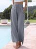 2024 Women's Casual Loose Drawstring Wide-Leg Pants for Spring and Autumn
