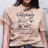 Capybara Top Women Graphic Summer Anime Tshirts feUnisex Comic Funny Unisexga Clothing