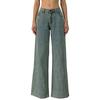 Womens Straight Leg Jeans High Waist Loose Vintage Denim Pants Casual Wear
