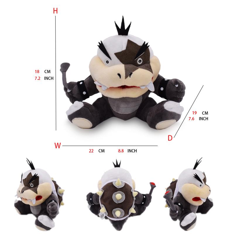 Super Mario Bros Plyšové Hračky Wonder Bowser Jr Meowser Lemmy Iggy Bowser Anime Vypchaté Kreslené Peluche Bábiky Detské Darčeky