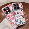 Creative Butterfly Flowers Pattern Case For Xiaomi Redmi Note 15 Pro 4G Funda Redmi Note 14 13 Pro 5G Clear Silicone Soft Cover