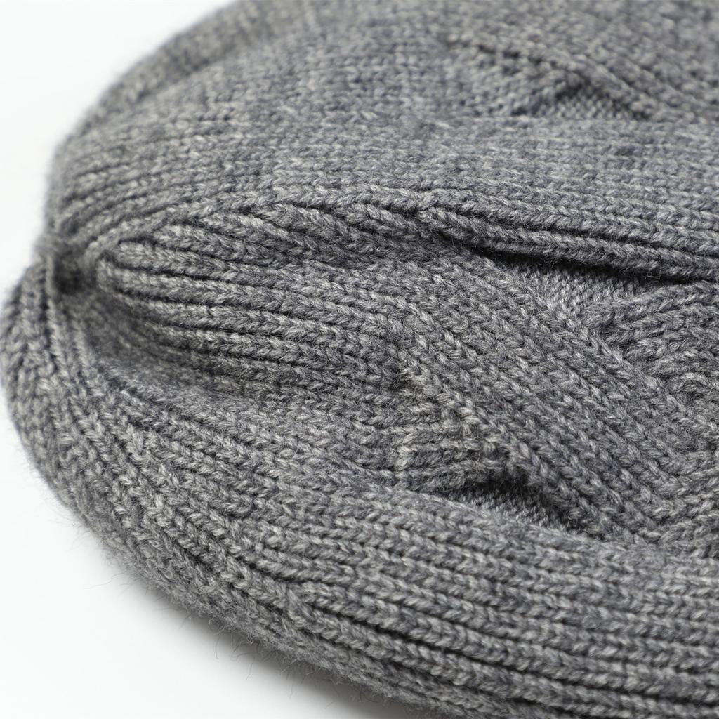 Herbst und Winter Neue Herren Warme Pullover Kappe Plus Samt Verdickt Zopfmuster Radfahren Gehörschutz Kappe