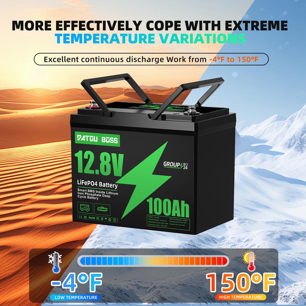 EU USA Stock12V 100AH LiFePO4 Lithium Ion Batteries Germany WAREHOUSE 100A BMS Suitable for Camping, RV,home Solar Energy System