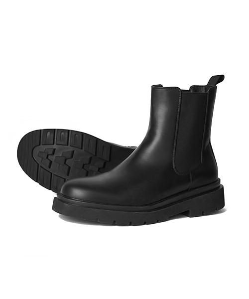 Draw Fit Modern Chelsea Rain Boots [Black]