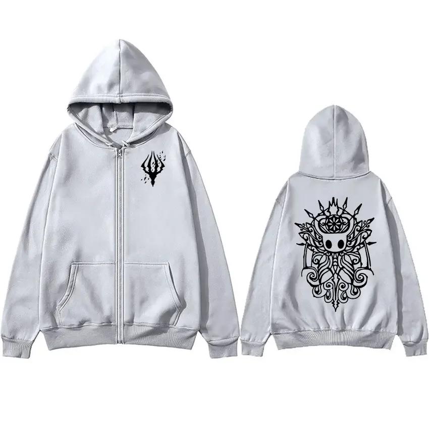 Game Hollow Knight Pullover Zipper Hoodie Men's Women Sweatshirt Cosplay Clothing Jacket Hoodies