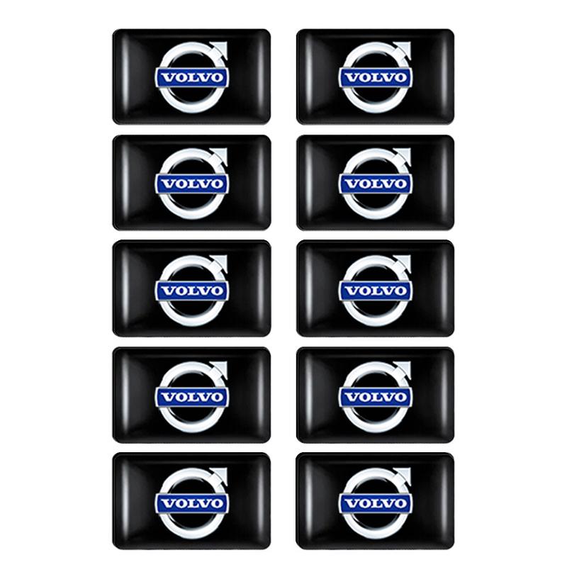 

10Pcs Car Styling 3D Emblem Epoxy Decoration Sticker For Volvo EX30 XC60 XC40 V60 V40 XC90 XC70 V50 S60 V70 S90 Olestar AWD EX90