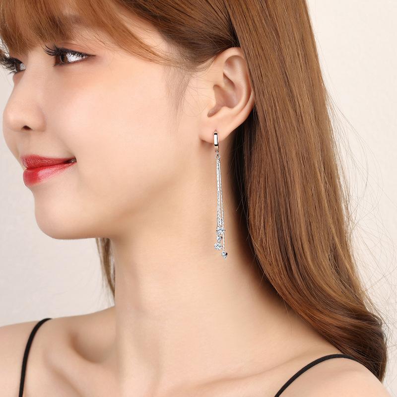 Lindon Copper Alloy Zircon Earrings Drop Earrings For Women Wedding Party Gifts