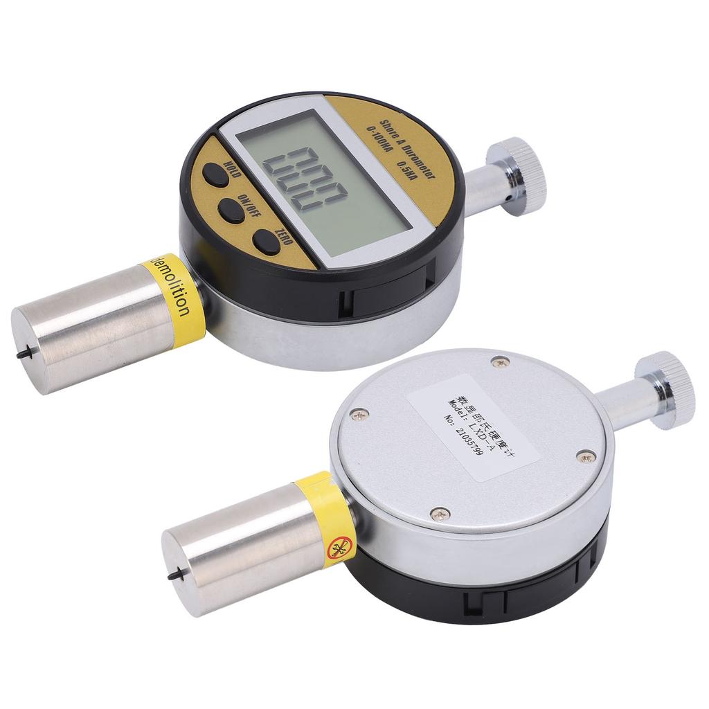 LXDA 0100 Degrees  Digital Hardness Tester Meter Gauge Portable Rubber Resin Fiber Durometer