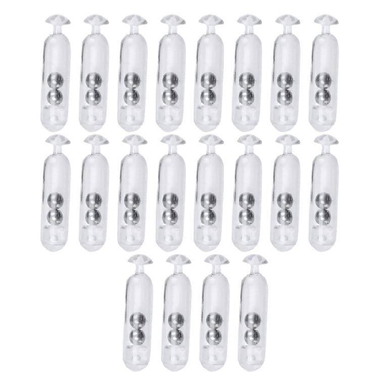 Plastic Sound Rattles Steel Beads Lure Jig Rattle Insert Tube for Soft Lure Baits Making Accessories