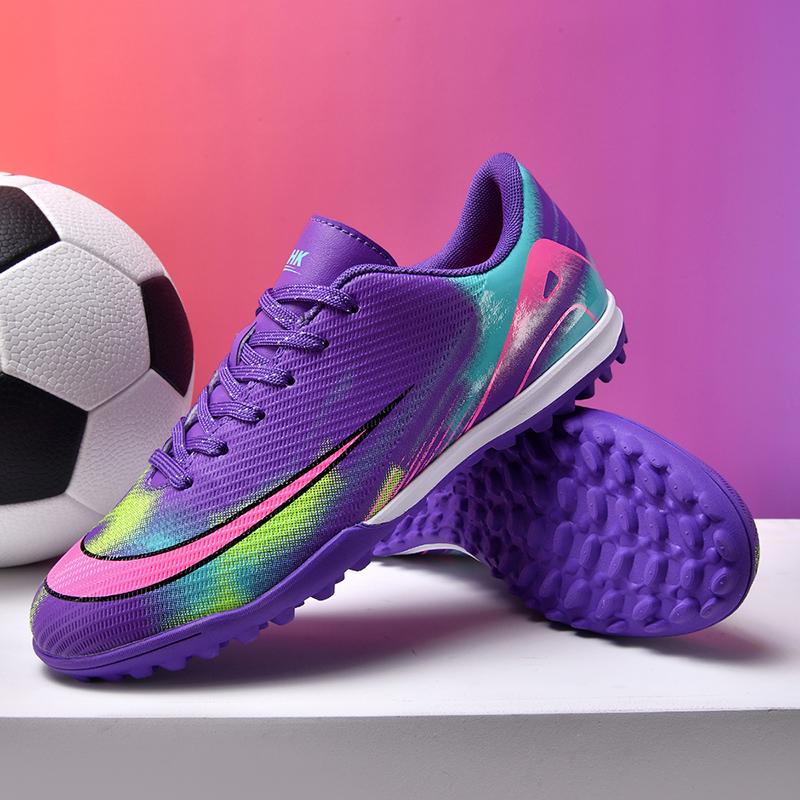 Mens Football Shoes  New Anti Slip Wear Resistant Low Cut Casual TF Fast Sports Soccer Cleat Teenager Sneakers