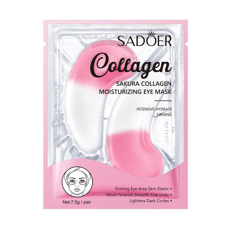 

Cherry Blossom Collagen Eye Mask - Moisturizes The Eye Area Skin, Eliminates Eye Bags and Dark Circles, and Provides Eye Care 1 pair