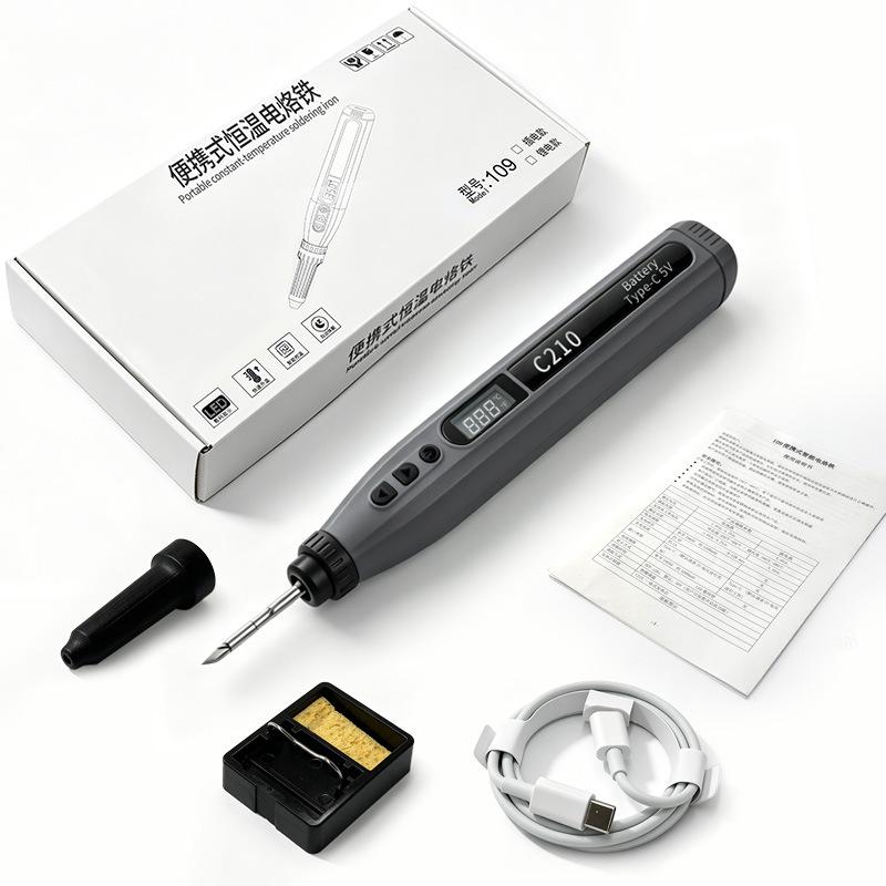 ערכת מלחם נייד USB 5V 15W להלחמה ביתית והטבעת פלסטיק