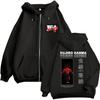 Japanese Anime Baki Hanma The Grappler Zip Up Hoodie Men Women Harajuku Fashion Vintage Sportwear Jackets Male