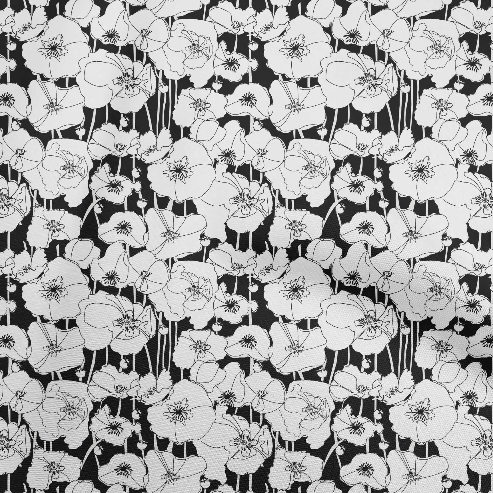 

oneOone Коттон Флекс Світло-блакитна тканина Абстракційна квіткова сукня Матеріал Тканина з принтом Тканина у дворі 40 дюймів 42 Inch Wide - Viscose Chiffon білий