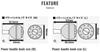 Shimano Yumeya Handle Knob Type B Metal Size L 4000-20000 026293