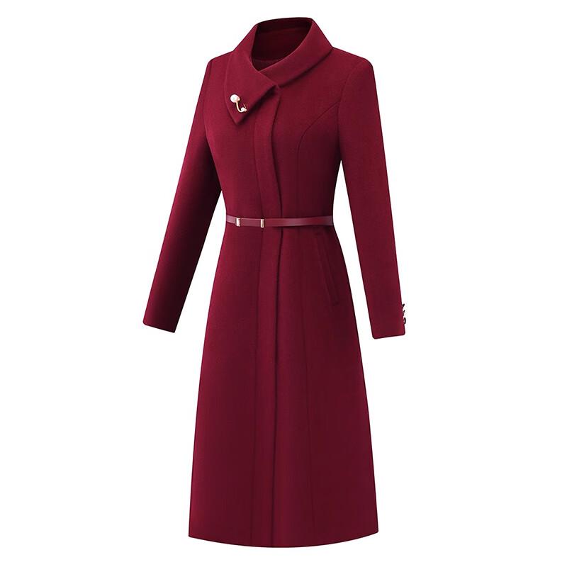 Women's Elegant Wool Blend Winter Formal Coat