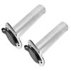 1 Pair 316 Stainless Steel Rod Holder Heavy Duty 15 Degree Fishing Rod Holder for Yatcht