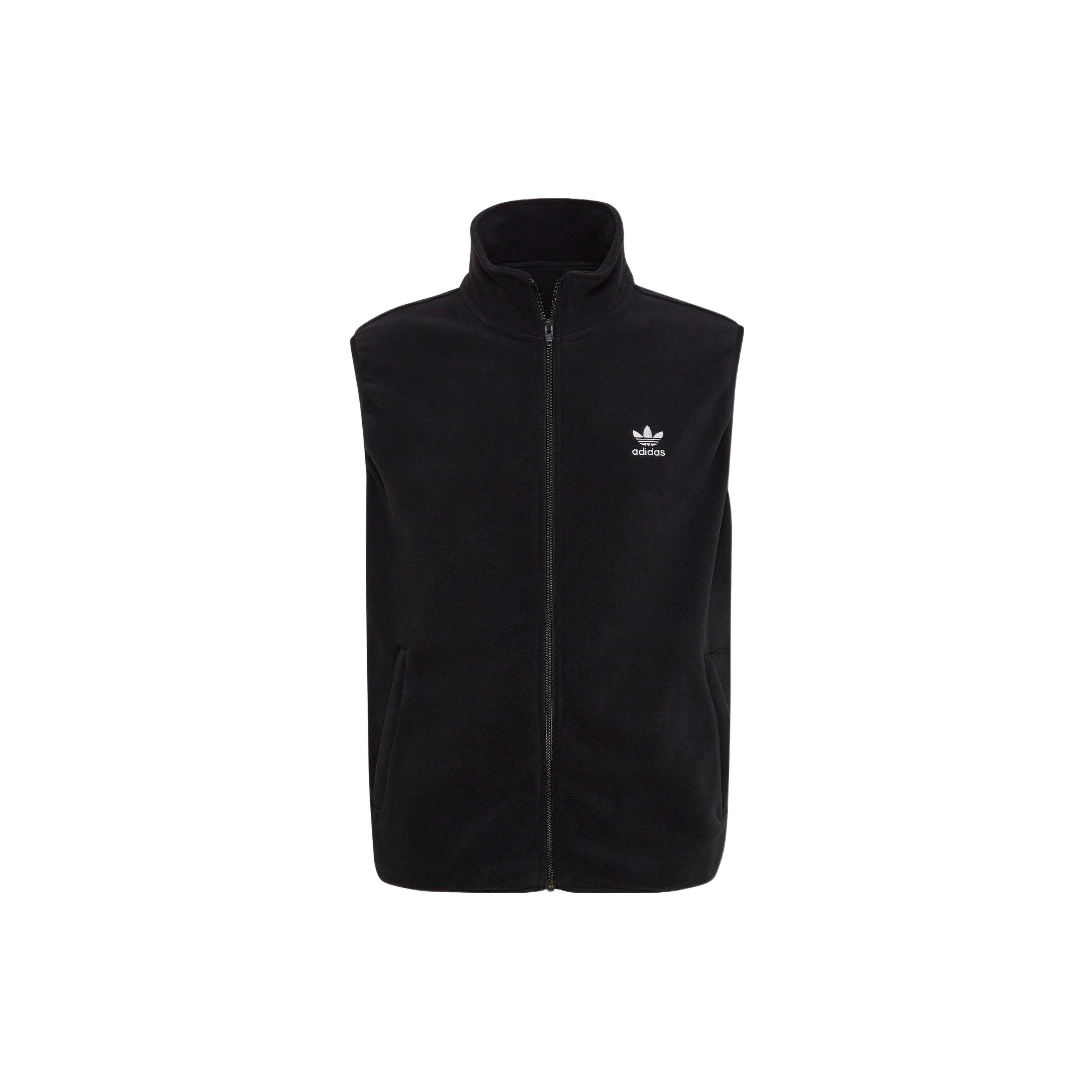 adidas Adicolor 3-Stripes Fleece Vest Black Men s HK7392 XL
