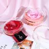 Heart Shaped Preserved Rose Jewelry Box with Drawer for Jewelry Packaging Grade A Eternal Flower Gift Box Set with Bag
