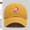 Pc PinkPurple Poppy Print Baseball Cap for Spring Summer and Autumn Casual and Fashionable Golf Cap Home Decoration Hat C