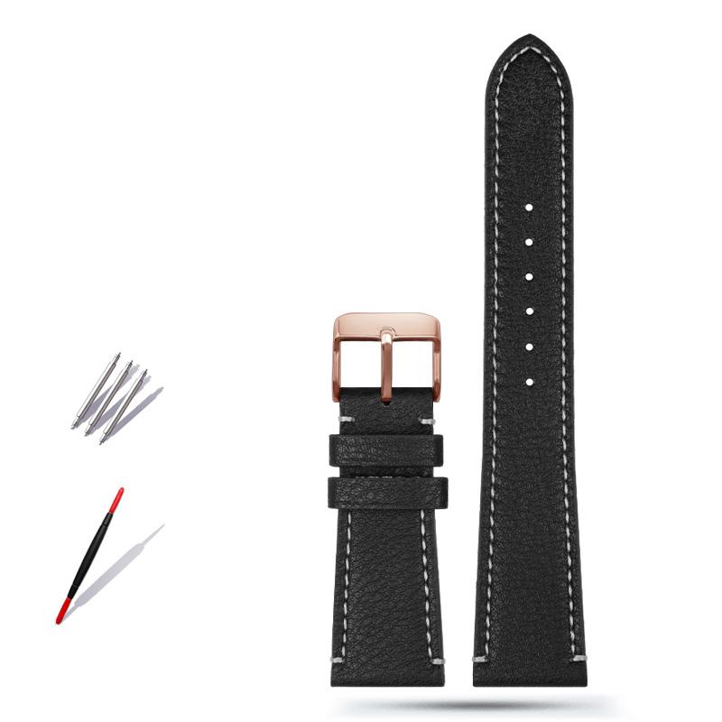 

Класичний 20 мм 22 мм ремінець для годинника з натуральної шкіри для Tudor Heritage Black Bay 58 ремінець для годинника Black Bay GMT Glamour Date Bracelet 22mm