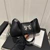 Gentle and Fashionable Texture Bow Shoulder Bag Women's 2025 Spring and Summer New Versatile Ins Underarm Bag Small Square Bag