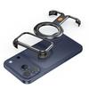 Funda de Metal para Teléfono Oatsbasf para iPhone 17 Pro Max/17 Pro con Soporte Magnético Giratorio 360° Cubierta sin Bordes de Metal de Aluminio Magsafe