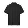 Men's Textured Stripe Short Sleeve Polo Shirt