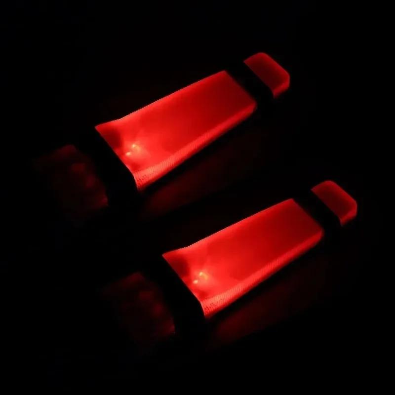 Taktischer Helmlicht Silikon Stroboskoplicht Wasserdicht Tragbar Signal für Überleben Radfahren Nachtlicht Camping Wildnis Überleben