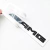 BAH2  3D CLA45 Logo ABS Black  TURBO 4MATIC Badge Car Rear Star Sticker Trunk AMG Emblem For Mercedes Benz CLA 45 AMG W117 Accessories