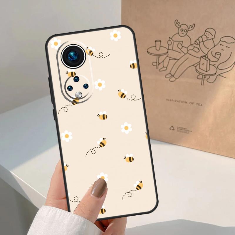 Bee Bumblebee Pattern For Honor Magic 8 7 6 5 Pro Case For Honor X9d X9c X9b X9a X8c X8b Win 200 400 50 70 90 Lite