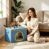 Cooling Outdoor Cat House Puppy Shelter with 6 Ice Packs Cooling Puppy Cave for Pet Parents Trainers Animal Lovers Apartment